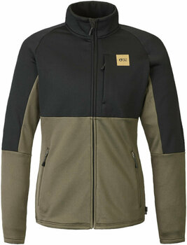 T-shirt/casaco com capuz para esqui Picture Rommana FZ Fleece Women Dark Army Green S Ponte - 1