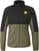 T-shirt/casaco com capuz para esqui Picture Rommana FZ Fleece Women Dark Army Green XS Ponte