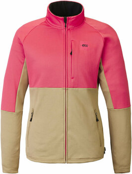 T-shirt/casaco com capuz para esqui Picture Rommana FZ Fleece Women Dark Stone L Ponte - 1