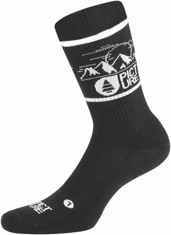 Skijaške čarape Picture Bazik Socks Black 44-47 Skijaške čarape