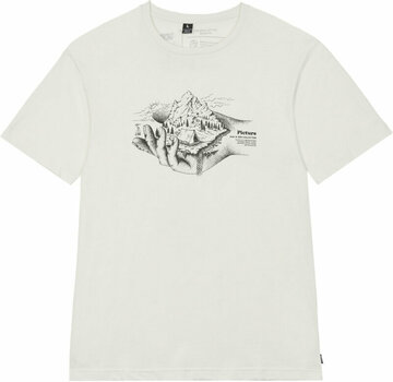 Majica na otvorenom Picture D&S Carrynat Tee Natural White 2XL Majica - 1