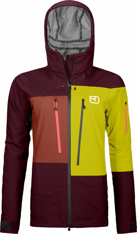 Ski Jacket Ortovox 3L Deep Shell Jacket W Dark Wine S