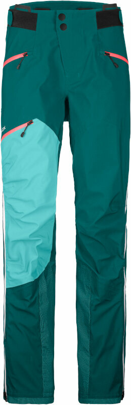 Pantalones para exteriores Ortovox Westalpen 3L Pants W Pacific Green XS Pantalones para exteriores