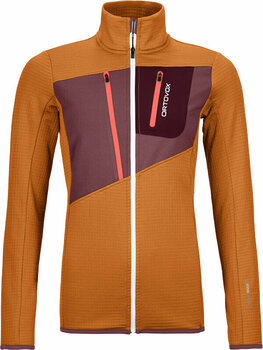 Majica s kapuljačom na otvorenom Ortovox Fleece Grid Jacket W Sly Fox XS Majica s kapuljačom na otvorenom - 1