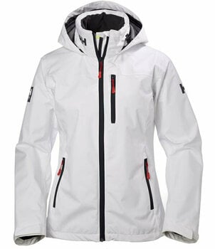 Jacket Helly Hansen Women's Crew Hooded Midlayer Jacket White XL - 1