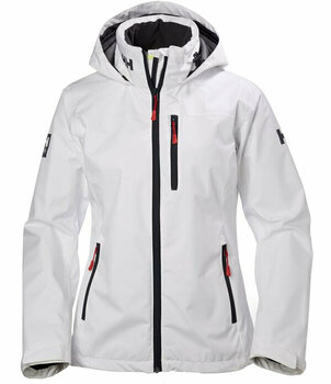 Jacket Helly Hansen Women's Crew Hooded Midlayer Jacket White XS - 1