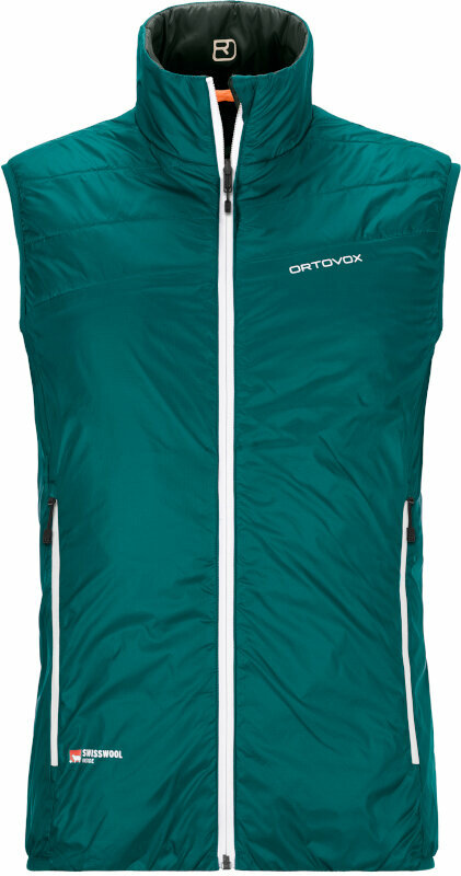 Outdoor Weste Ortovox Swisswool Piz Cartas M Pacific Green L Outdoor Weste