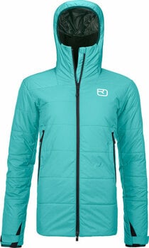 Casaco de esqui Ortovox Swisswool Zinal Jacket W Ice Waterfall XS - 1