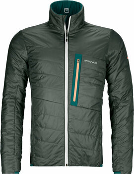 Geacă schi Ortovox Swisswool Piz Boval Jacket M Pacific Green M Geacă schi - 1