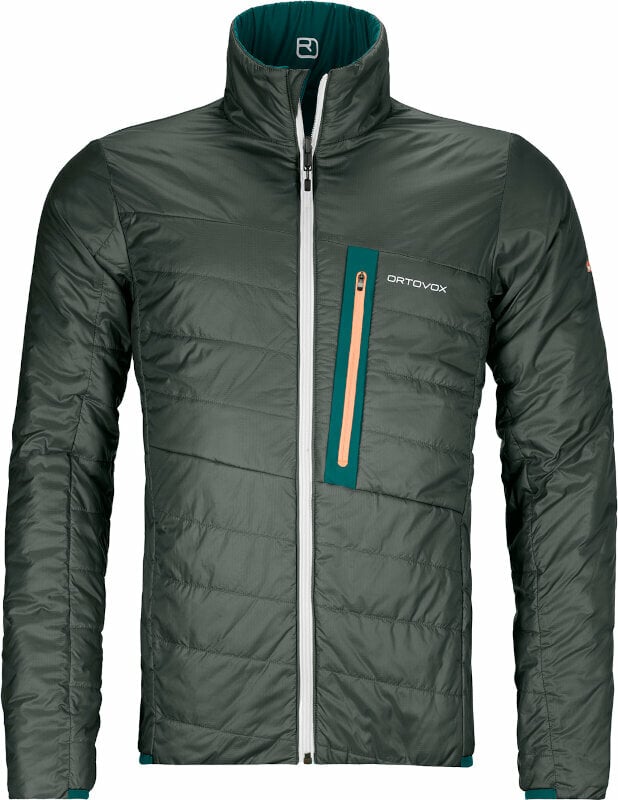Каране на ски > Ски облекло > Ски якета Ortovox Swisswool Piz Boval Jacket M Pacific Green L