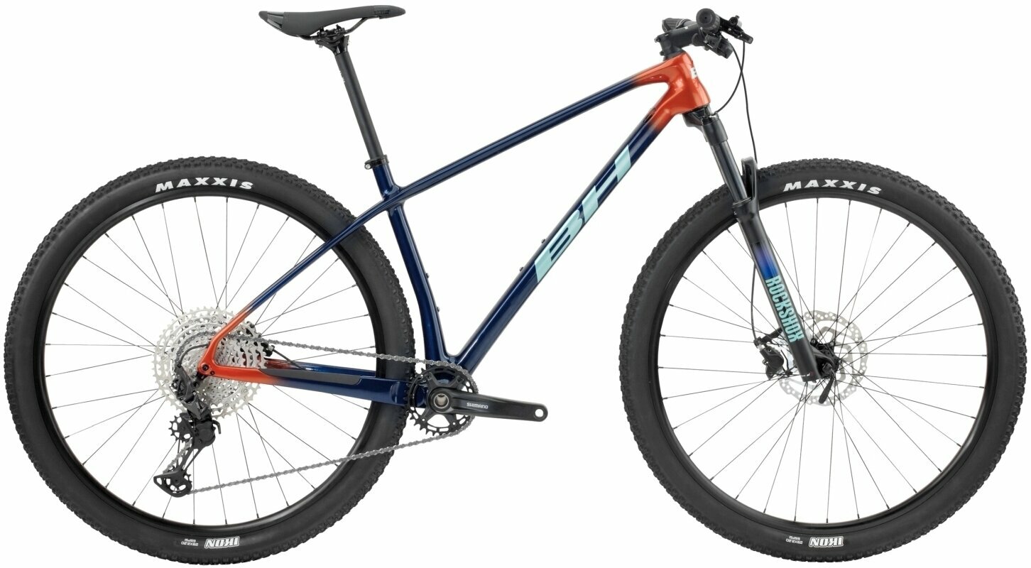 Hardtail cykel BH Bikes Ultimate RC 6.5 Shimano XT RD-M8100 1x12 Blue/Light Blue/Orange S