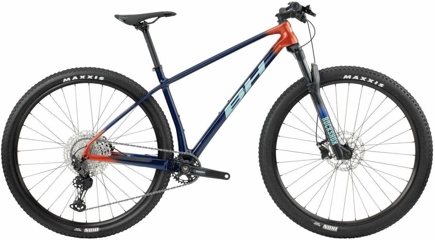 Hardtail-cykel BH Bikes Ultimate RC 7.0 Shimano XT RD-M8100 1x12 Blue/Light Blue/Orange L
