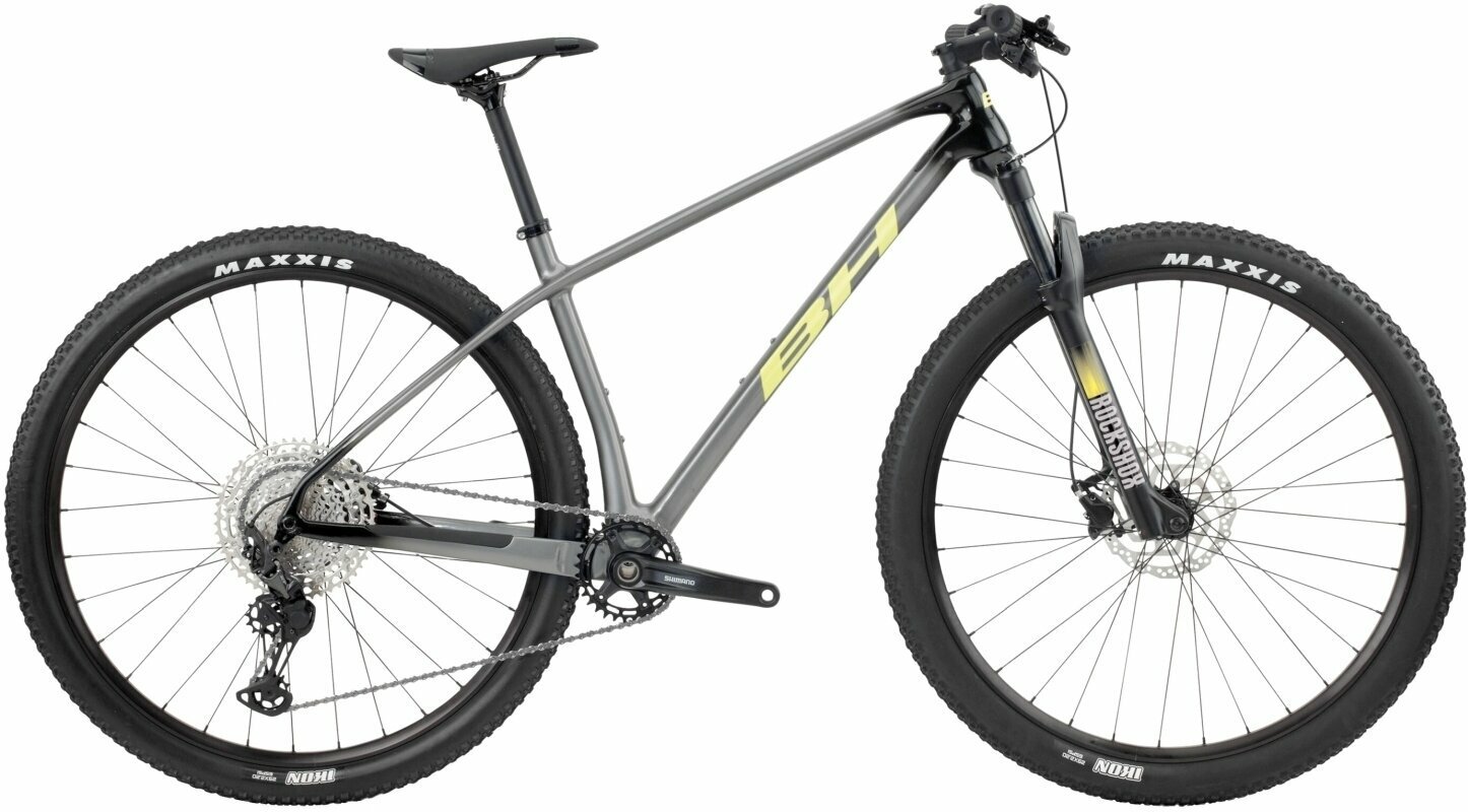 Hardtail fiets BH Bikes Ultimate RC 7.0 Shimano XT RD-M8100 1x12 Silver/Yellow/Black S