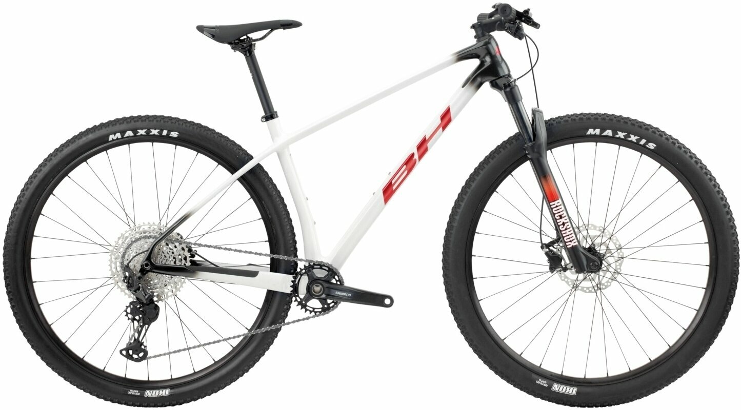 Hardtail cykel BH Bikes Ultimate RC 7.0 Shimano XT RD-M8100 1x12 White/Red/Black S
