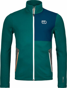 Ulkoilutakki Ortovox Fleece M Ulkoilutakki Pacific Green XL - 1