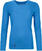 Thermo ondergoed voor dames Ortovox 185 Merino Logo Spray LS W Sky Blue M Thermo ondergoed voor dames