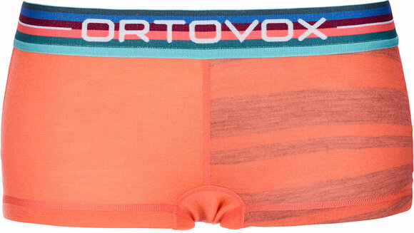 Thermo ondergoed voor dames Ortovox 185 Rock'N'Wool Hot Pants W Coral L Thermo ondergoed voor dames - 1