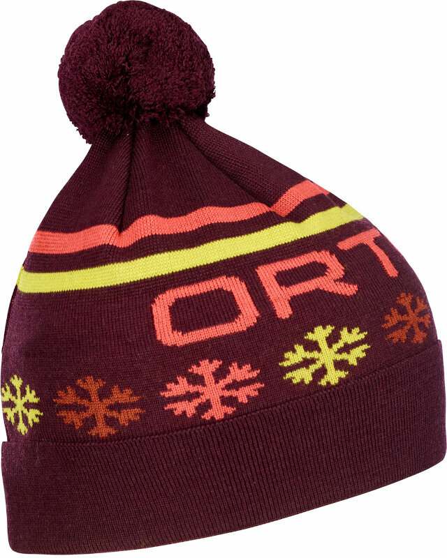 Skijaška kapa Ortovox Nordic Knit Beanie Dark Wine UNI Skijaška kapa