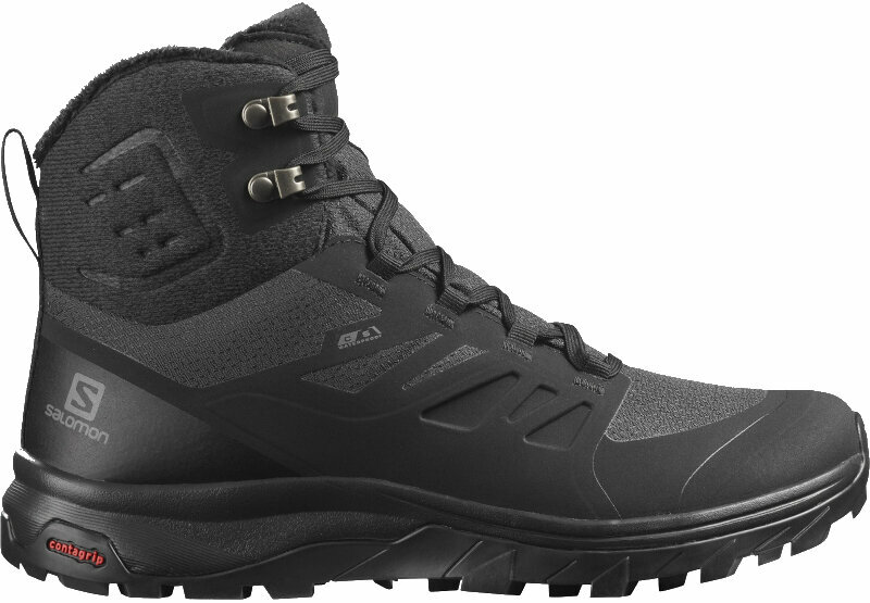 Mens Outdoor Shoes Salomon Outblast TS CSWP Black/Black/Black 42 Mens Outdoor Shoes