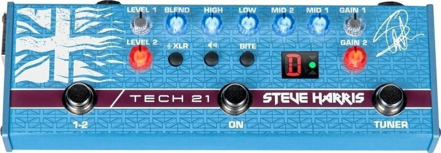 Bassguitar Multi-Effect Tech 21 Steve Harris SH-1 Signature Pedal