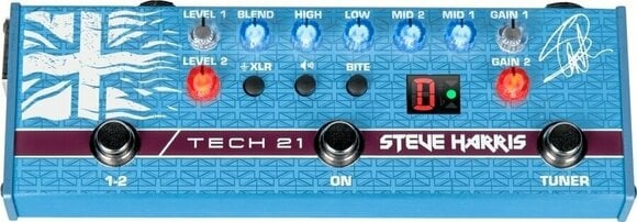 Bassguitar Multi-Effect Tech 21 Steve Harris SH-1 Signature Pedal - 1