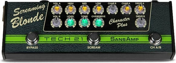 Multiefekt gitarowy Tech 21 SansAmp Character Plus Series Screaming Blonde - 1