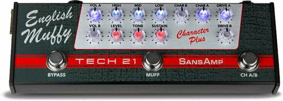 Multi-efeitos para guitarra Tech 21 SansAmp Character Plus Series English Muffy - 1