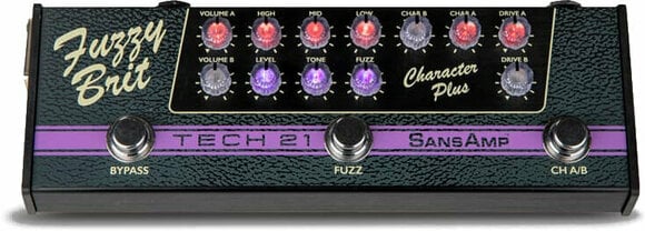 Multi-effet guitare Tech 21 SansAmp Character Plus Series Fuzzy Brit - 1