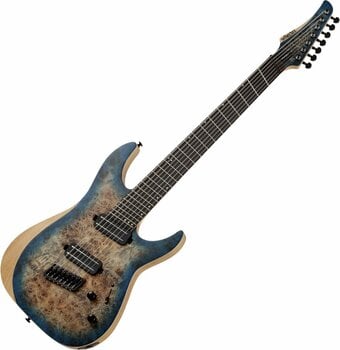 Multiscale elektrická kytara Schecter Reaper-7 Multiscale Satin Sky Burst - 1