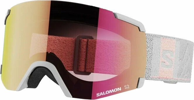 Lyžařské brýle Salomon S/View Wrought Iron/Pink Lyžařské brýle