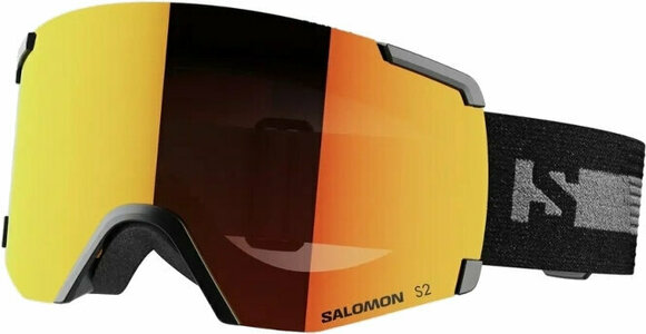 Lyžařské brýle Salomon S/View Black/Universal Orange Lyžařské brýle - 1