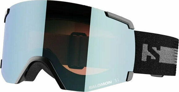 Gafas de esquí Salomon S/View Black/Low Light Orange Gafas de esquí - 1