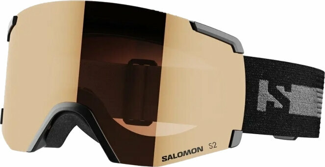 Smučarska očala Salomon S/View Access Black/Tonic Orange Smučarska očala