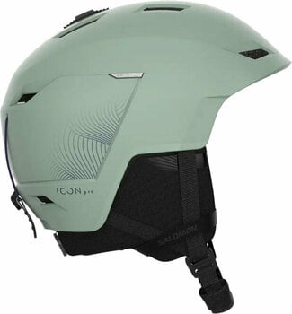 Lyžařská helma Salomon Icon LT Pro White/Moss M (56-59 cm) Lyžařská helma - 1
