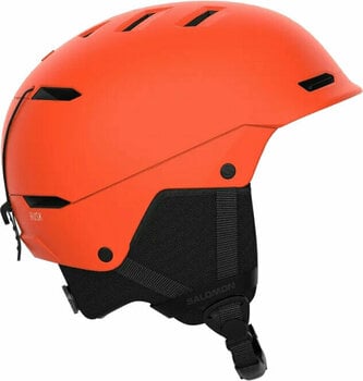 Lyžařská helma Salomon Husk Jr Neon Orange JS (53-56 cm) Lyžařská helma - 1