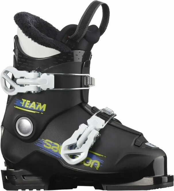 Alpin-Skischuhe Salomon Team T2 Jr Black/White 18 Alpin-Skischuhe