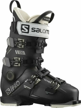 Обувки за ски спускане Salomon S/Pro 120 GW Black/Rainy Day/Belluga 27/27,5 Обувки за ски спускане - 1