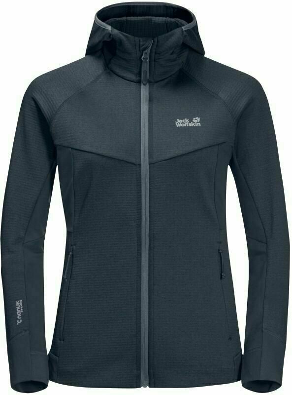 Giacca outdoor Jack Wolfskin Hydro Grid Fleece W Graphite M Giacca outdoor