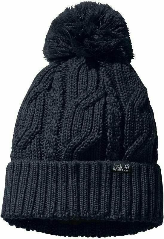 Σκούφος Σκι Jack Wolfskin Stormlock Pompom Beanie Night Blue UNI Σκούφος Σκι