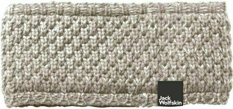 Лента за глава Jack Wolfskin Highloft Knit Headband Winter Pearl S Лента за глава