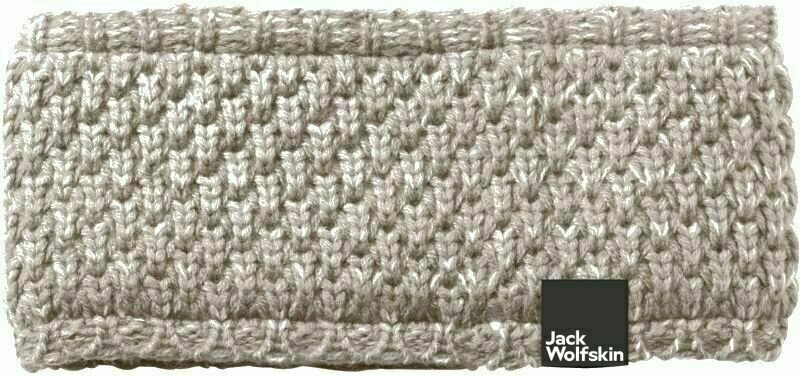 Лента за глава Jack Wolfskin Highloft Knit Headband Winter Pearl M Лента за глава