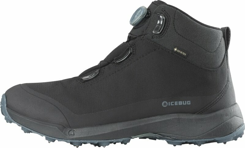 Icebug Pantofi trekking de bărbați Stavre Mens BUGrip GTX Black/Petroleum 41,5