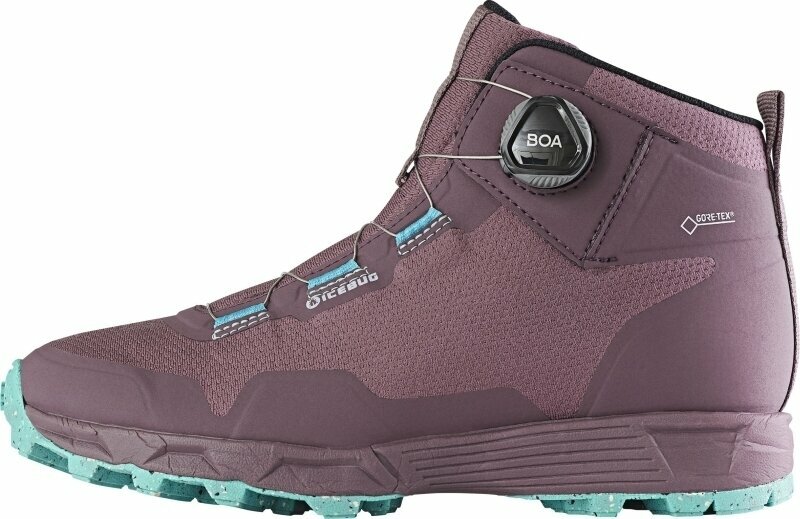 Womens Outdoor Shoes Icebug Rover Mid Womens RB9X GTX Dust Plum/Mint 40 Womens Outdoor Shoes