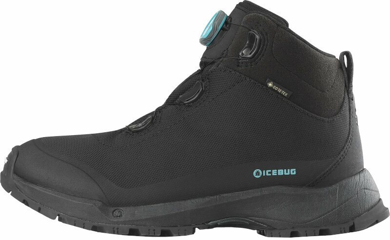 Womens Outdoor Shoes Icebug Stavre Womens Michelin GTX Black/Jade Mist 37 Womens Outdoor Shoes