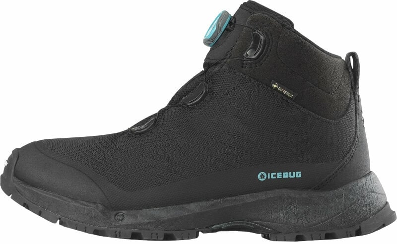 Womens Outdoor Shoes Icebug Stavre Womens Michelin GTX Black/Jade Mist 37,5 Womens Outdoor Shoes
