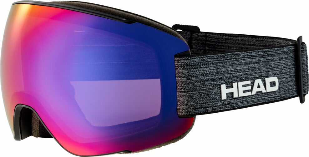 Skibriller Head Magnify 5K + Spare Lens Melange/Red Skibriller