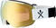 Ski Goggles: Head Magnify 5K + Spare Lens WCR/White/Gold Ski Goggles Ski Goggles Head Magnify 5K + Spare Lens WCR/White/Gold Ski Goggles