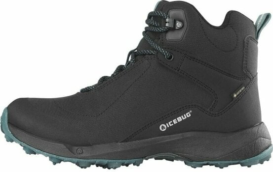 Womens Outdoor Shoes Icebug Pace3 Womens BUGrip GTX Black/Teal 38 Womens Outdoor Shoes - 1