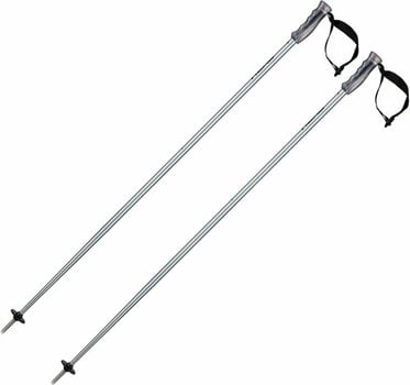 Ski Poles Head Multi Performance Brushed Aluminium/Black 135 cm Ski Poles - 1