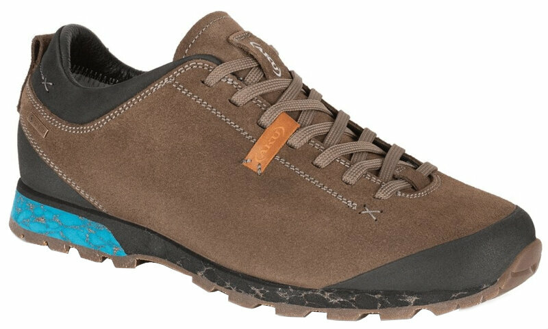 AKU Pantofi trekking de bărbați Bellamont 3 Suede GTX Brown/Turquoise 42,5
